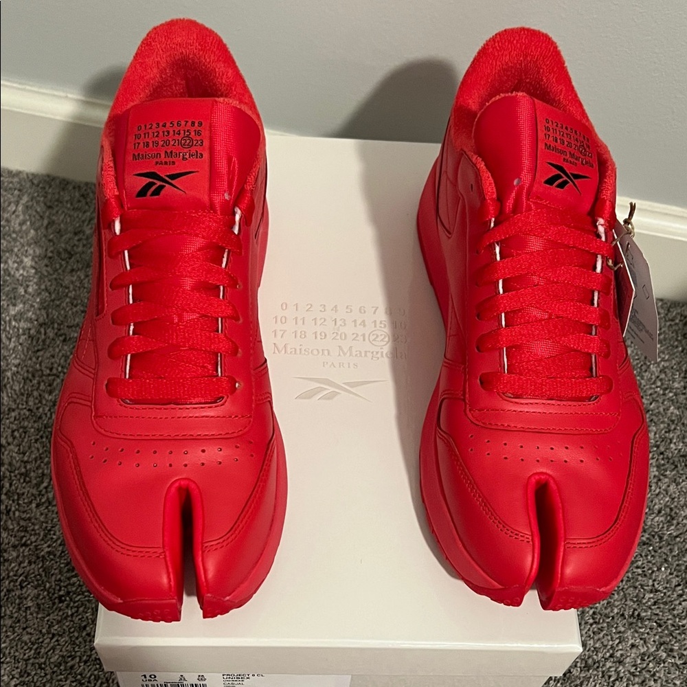Maison Martin Margiela x Reebok Red Tabi Sneakers